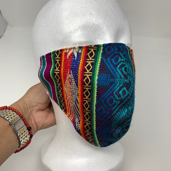 Aztec Bohemian Multi-color Face Mask Soft Comfortable Interior‎ - Picture 1 of 5